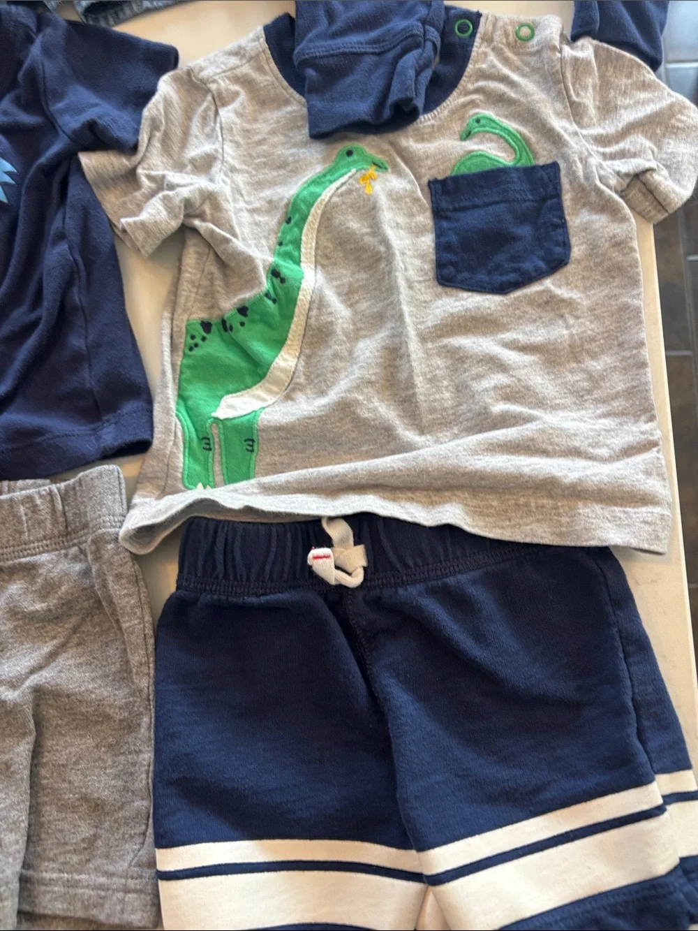 Levi’s  Dark Blue Knit Denim Jogger Pants size 9 month PLUS 16 more BUNDLE.